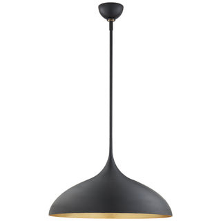 Visual Comfort Signature Canada - ARN 5352MBK - One Light Pendant - Agnes - Matte Black