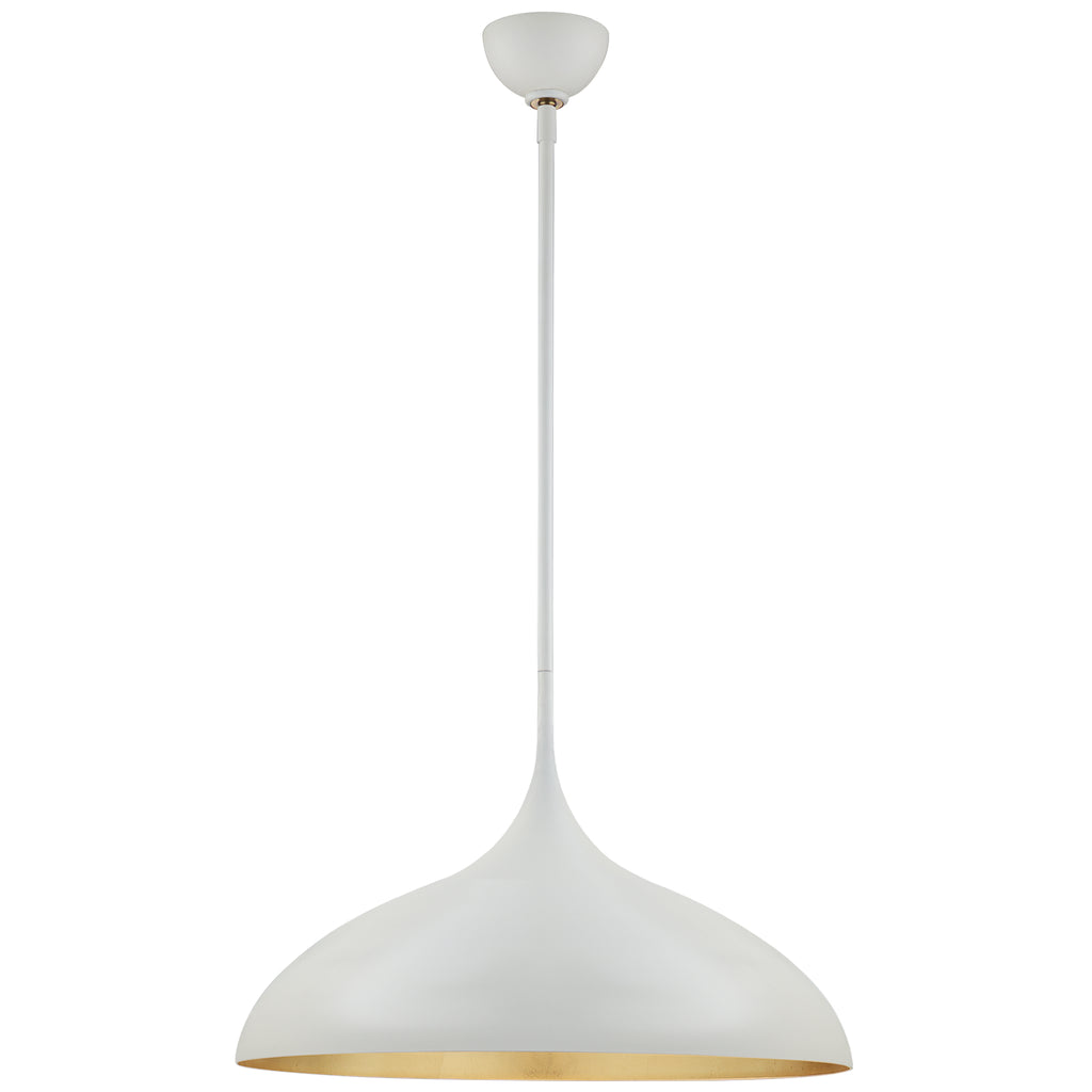 Visual Comfort Signature Canada - ARN 5352PW - One Light Pendant - Agnes - Plaster White