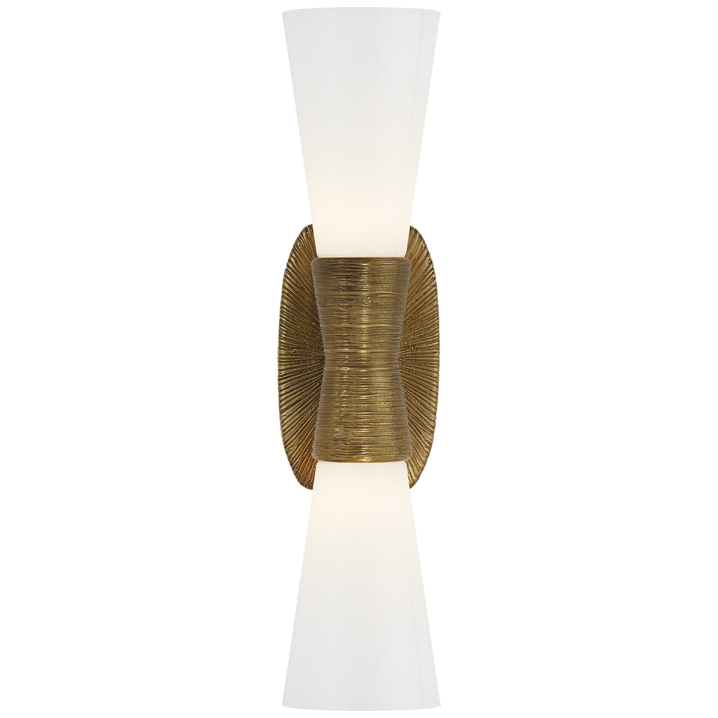 Visual Comfort Signature Canada - KW 2047G-WG - Two Light Bath Sconce - Utopia - Gild