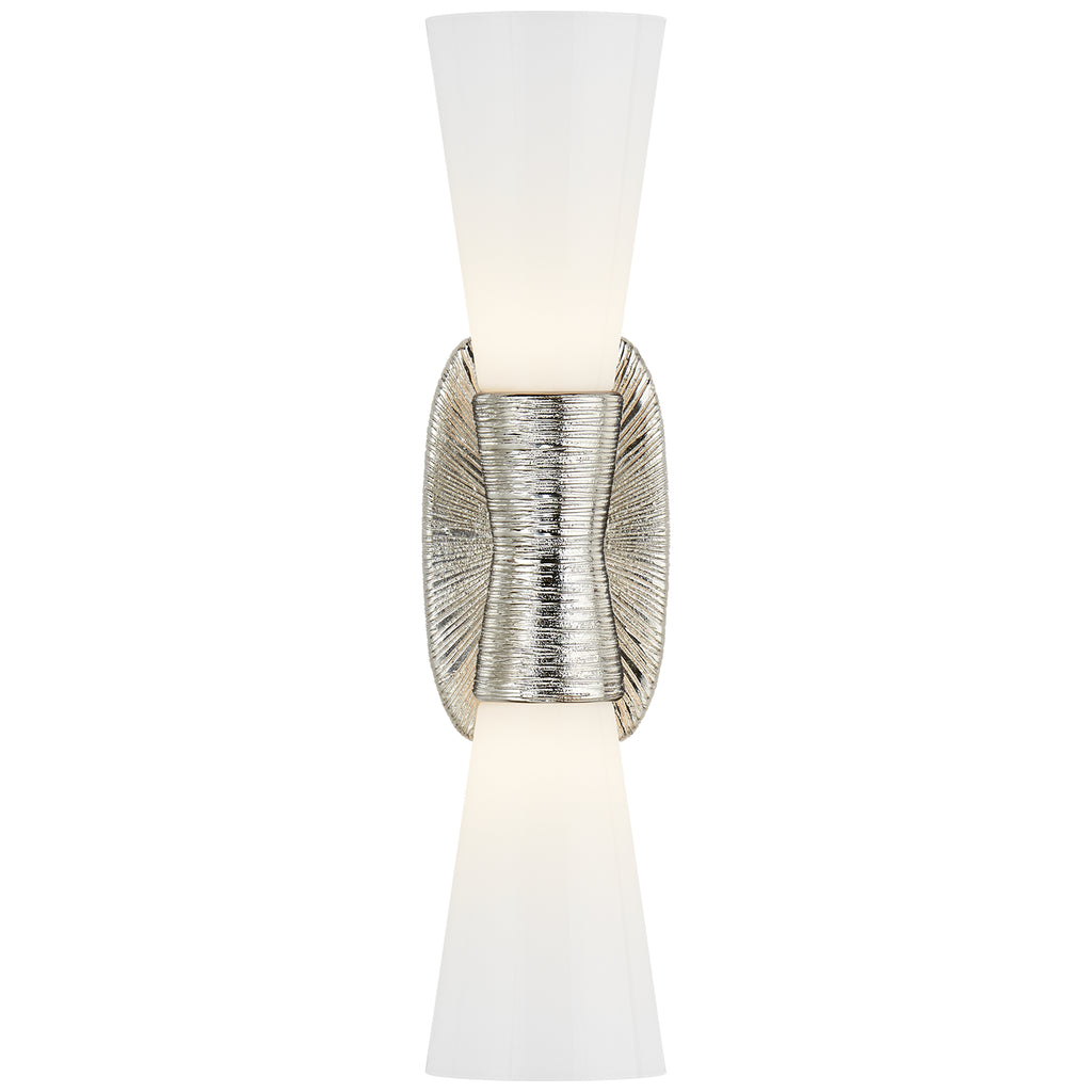 Visual Comfort Signature Canada - KW 2047PN-WG - Two Light Bath Sconce - Utopia - Polished Nickel