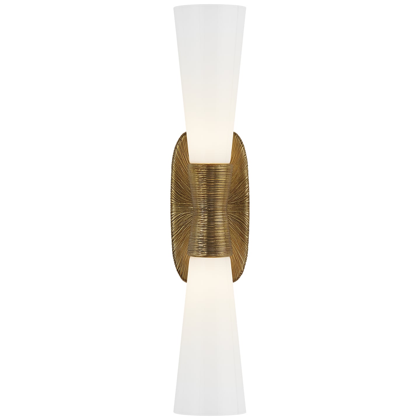 Visual Comfort Signature Canada - KW 2048G-WG - Two Light Bath Sconce - Utopia - Gild