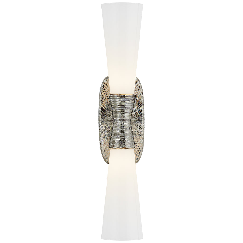 Visual Comfort Signature Canada - KW 2048PN-WG - Two Light Bath Sconce - Utopia - Polished Nickel