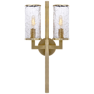 Visual Comfort Signature Canada - KW 2201AB-CRG - Two Light Wall Sconce - Liaison - Antique-Burnished Brass