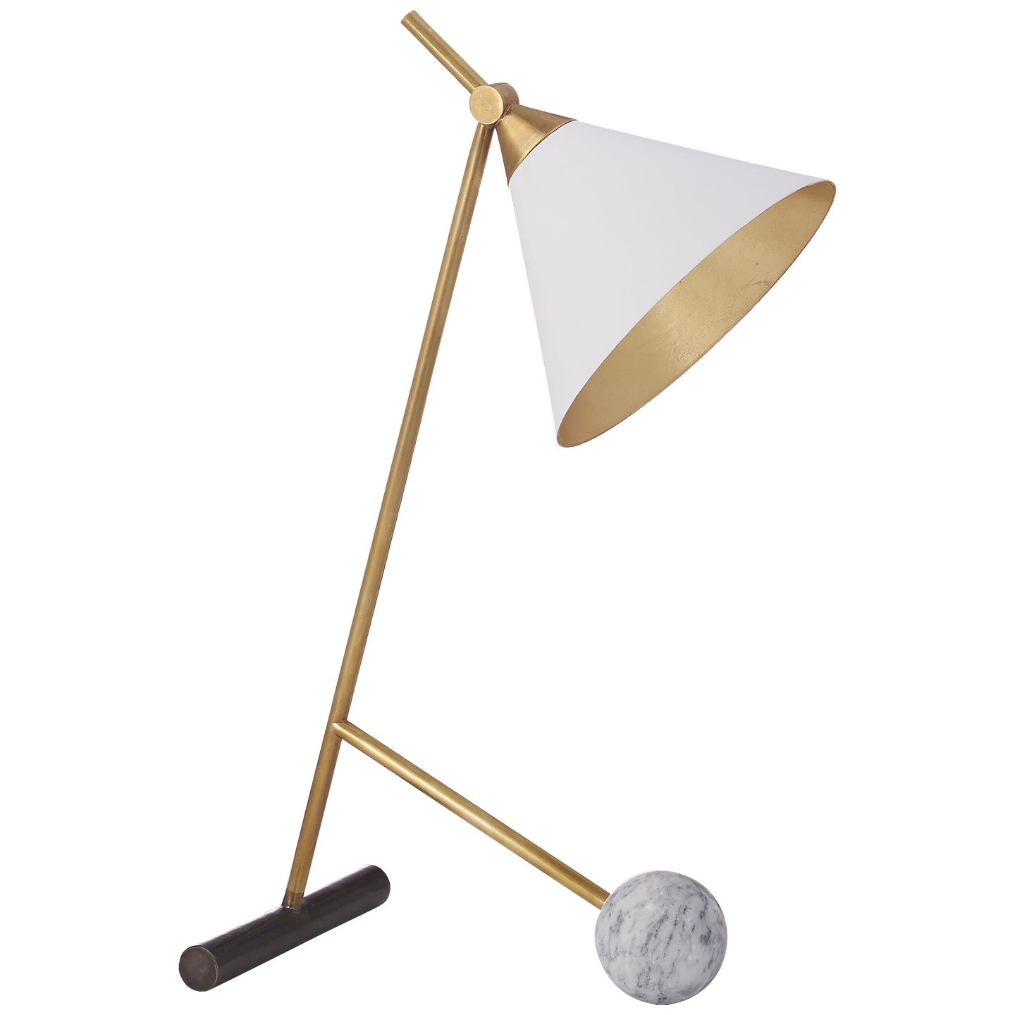Visual Comfort Signature Canada - KW 3410BZ/AB - One Light Table Lamp - Cleo - Bronze with Antique-Burnished Brass
