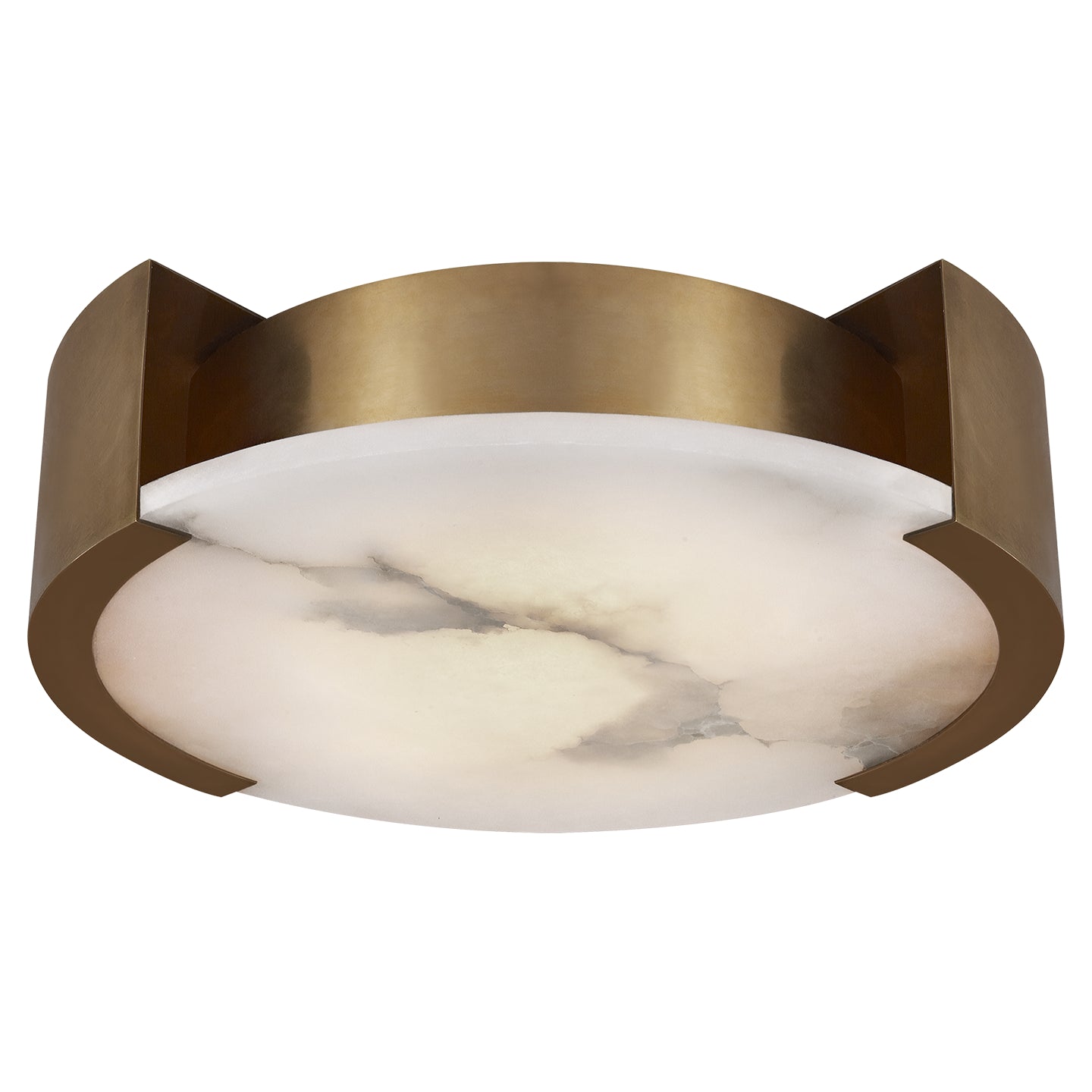 Visual Comfort Signature Canada - KW 4013AB - LED Flush Mount - Melange - Antique-Burnished Brass