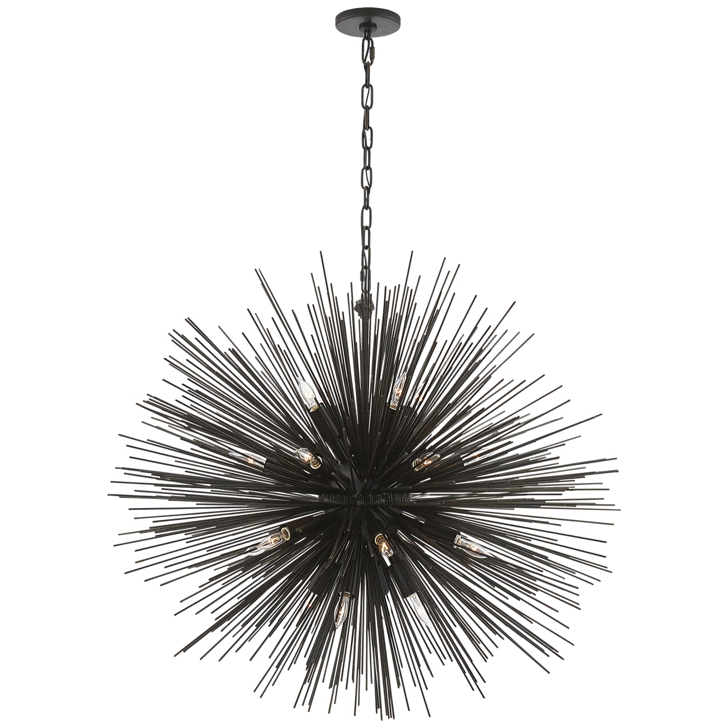 Visual Comfort Signature Canada - KW 5072AI - 20 Light Chandelier - Strada - Aged Iron