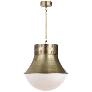 Visual Comfort Signature Canada - KW 5223AB-WG - One Light Pendant - Precision - Antique-Burnished Brass