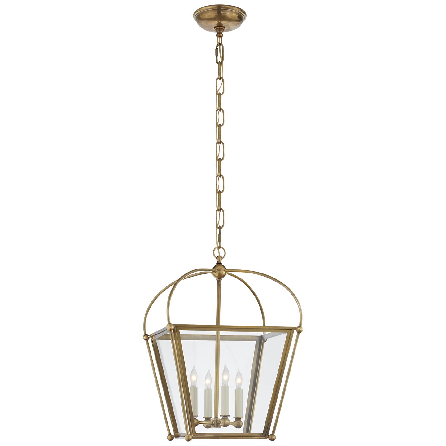 Visual Comfort Signature Canada - CHC 3438AB-CG - Four Light Lantern - Riverside - Antique-Burnished Brass