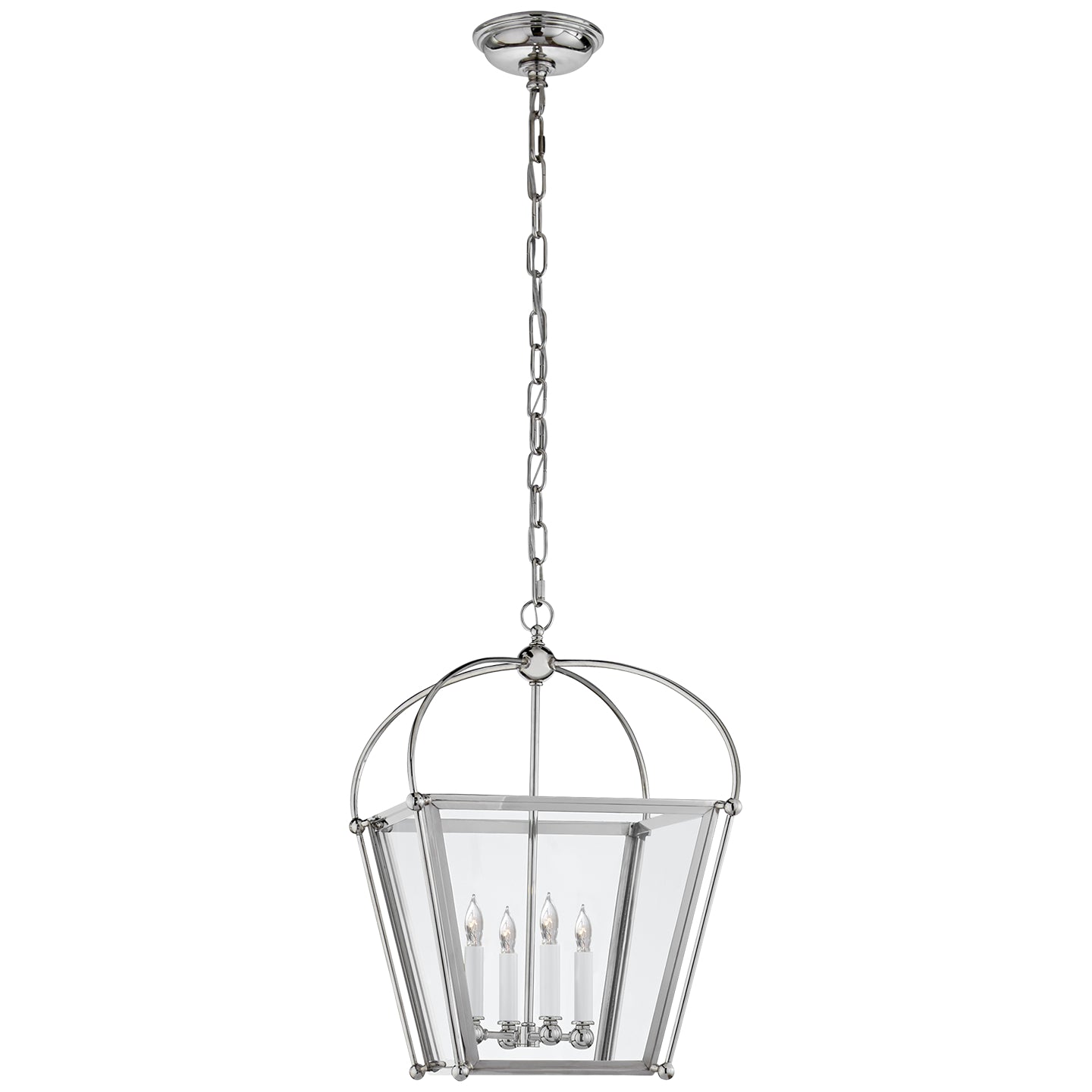 Visual Comfort Signature Canada - CHC 3438PN-CG - Four Light Lantern - Riverside - Polished Nickel