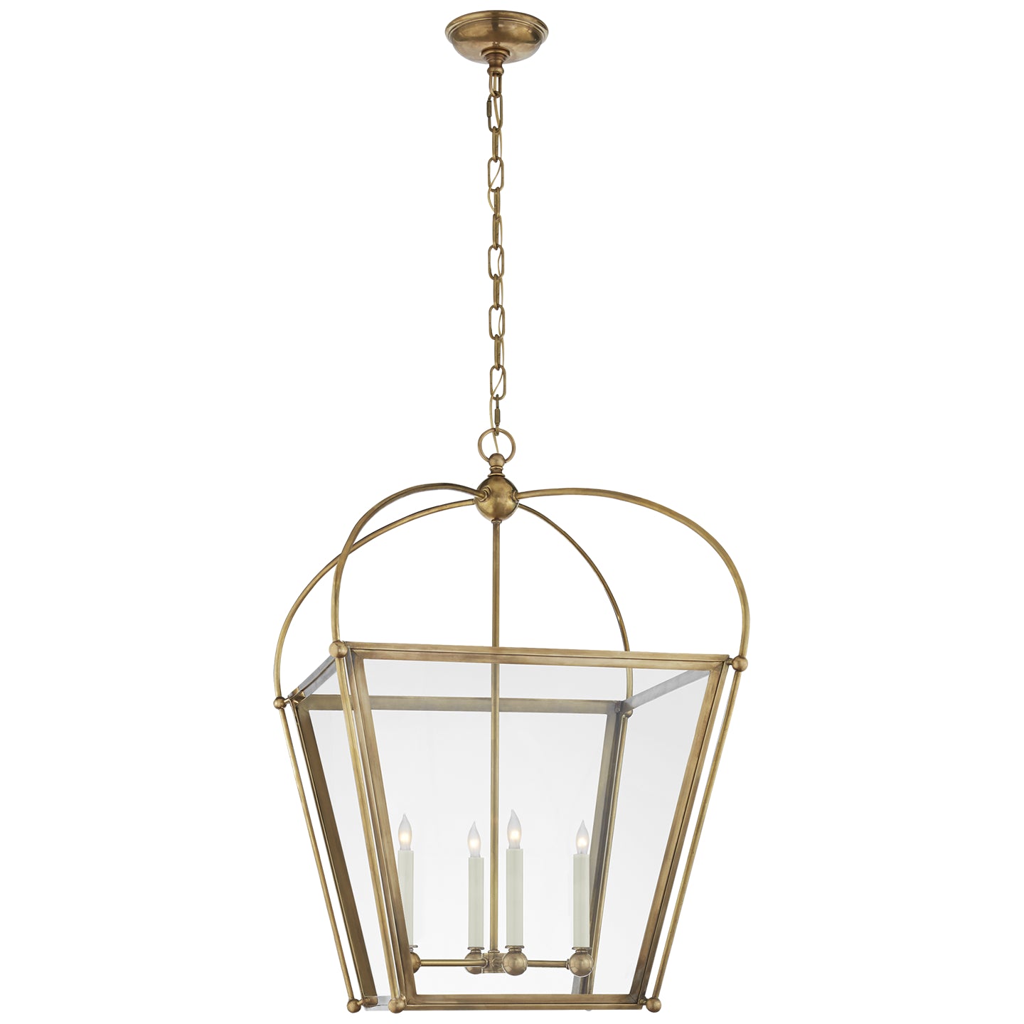 Visual Comfort Signature Canada - CHC 3439AB-CG - Four Light Lantern - Riverside - Antique-Burnished Brass