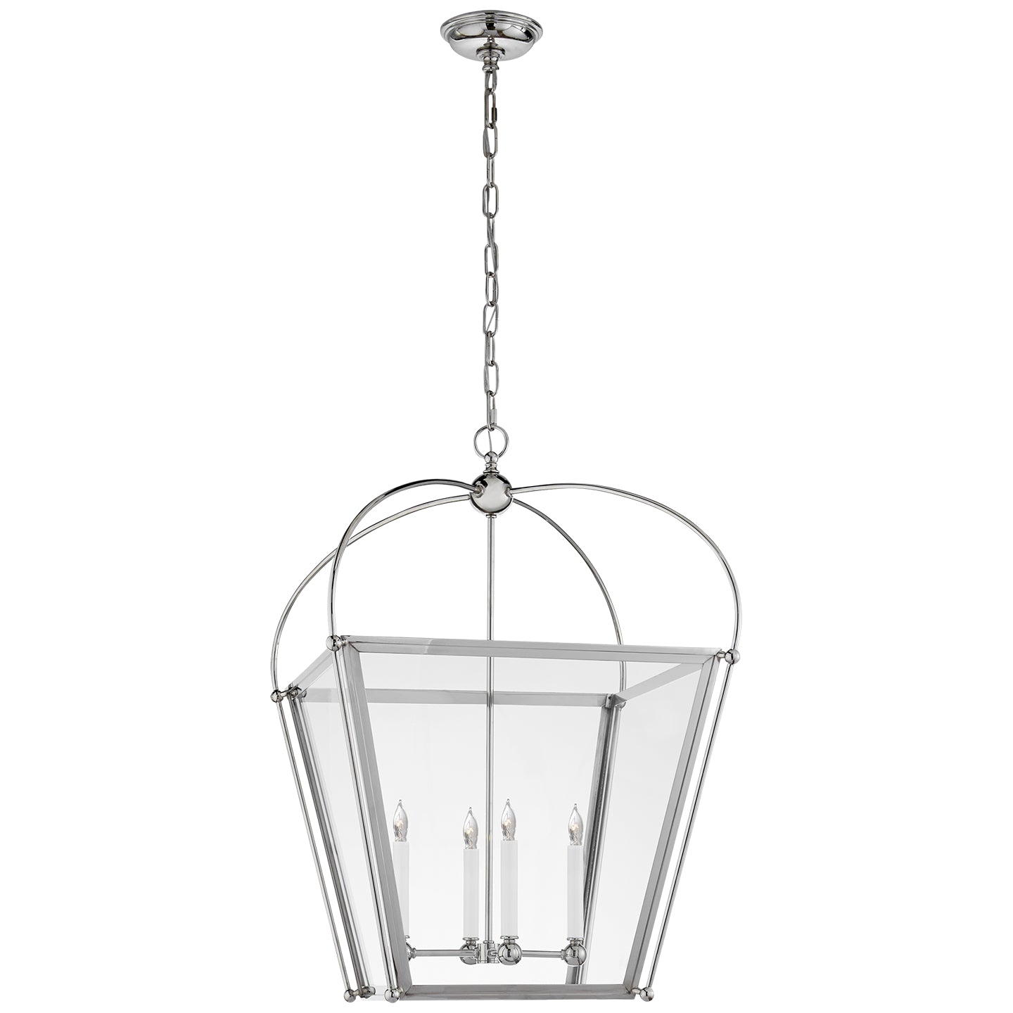 Visual Comfort Signature Canada - CHC 3439PN-CG - Four Light Lantern - Riverside - Polished Nickel