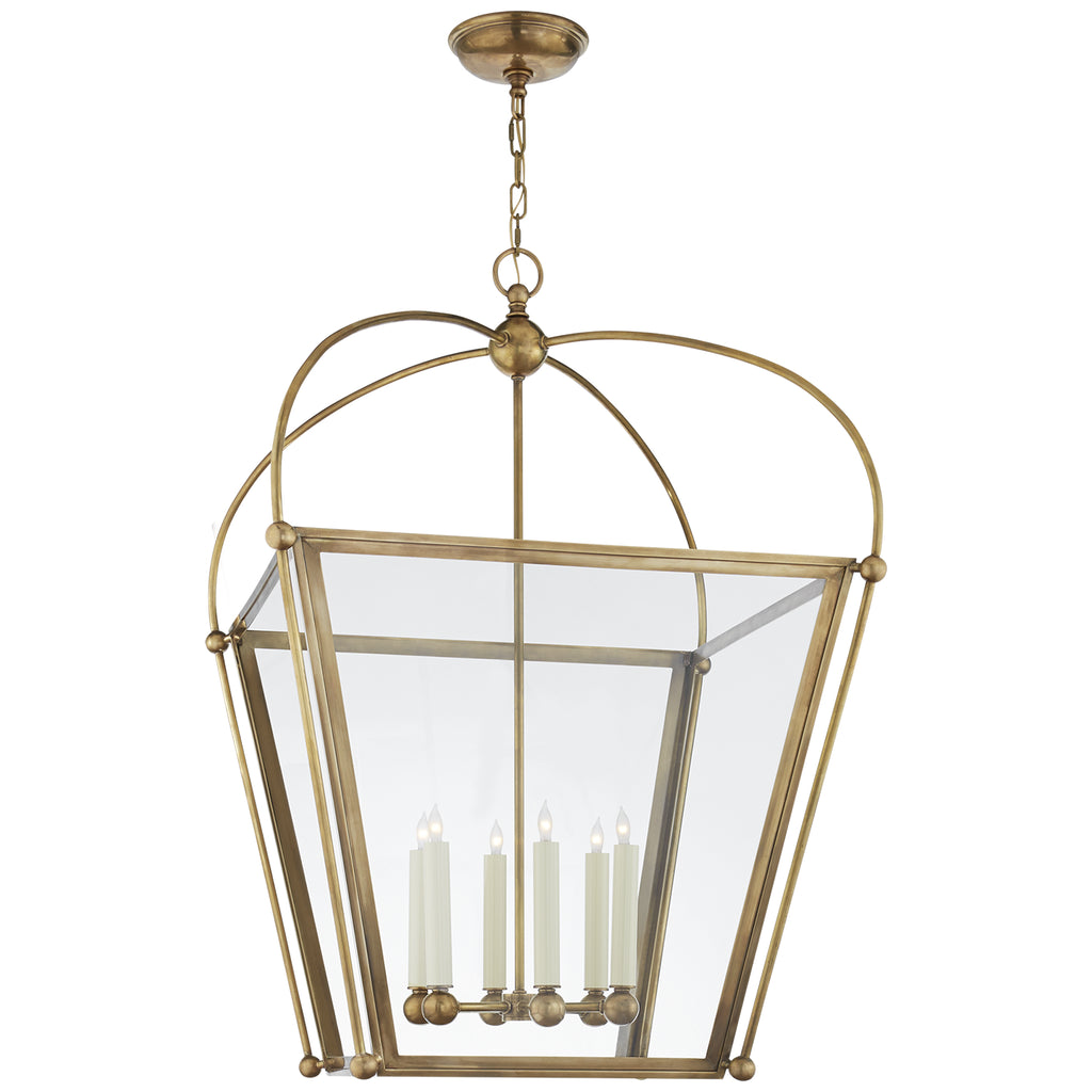 Visual Comfort Signature Canada - CHC 3440AB-CG - Six Light Lantern - Riverside - Antique-Burnished Brass
