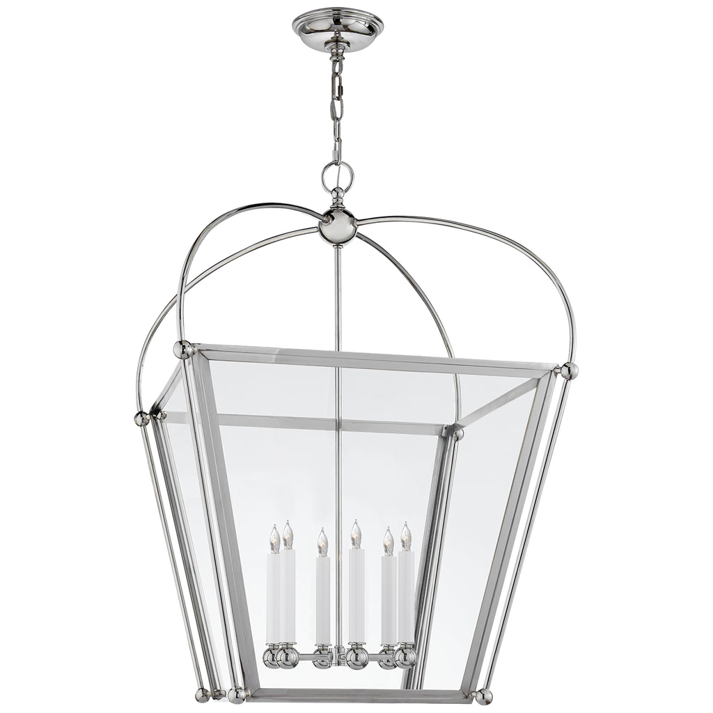 Visual Comfort Signature Canada - CHC 3440PN-CG - Six Light Lantern - Riverside - Polished Nickel