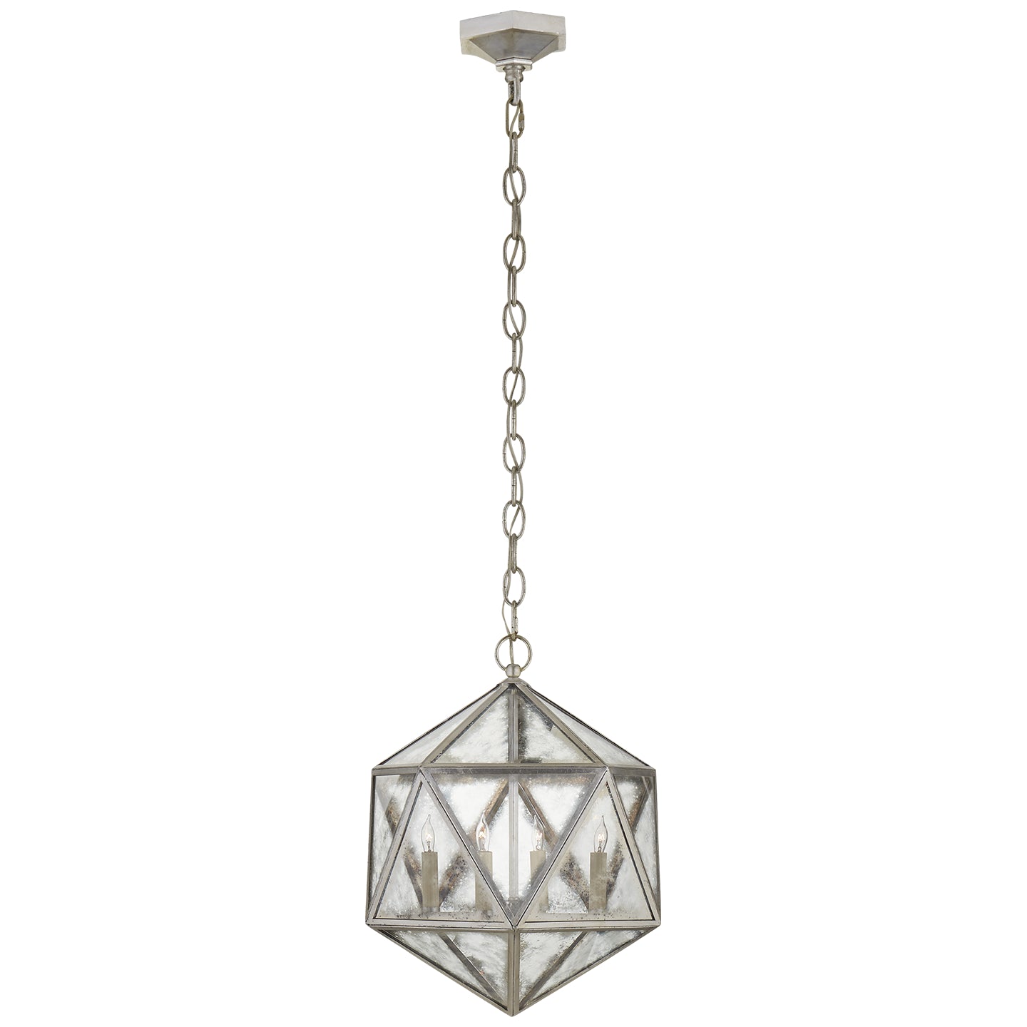 Visual Comfort Signature Canada - CHC 5201BSL-AM - Four Light Lantern - Zeno - Burnished Silver Leaf