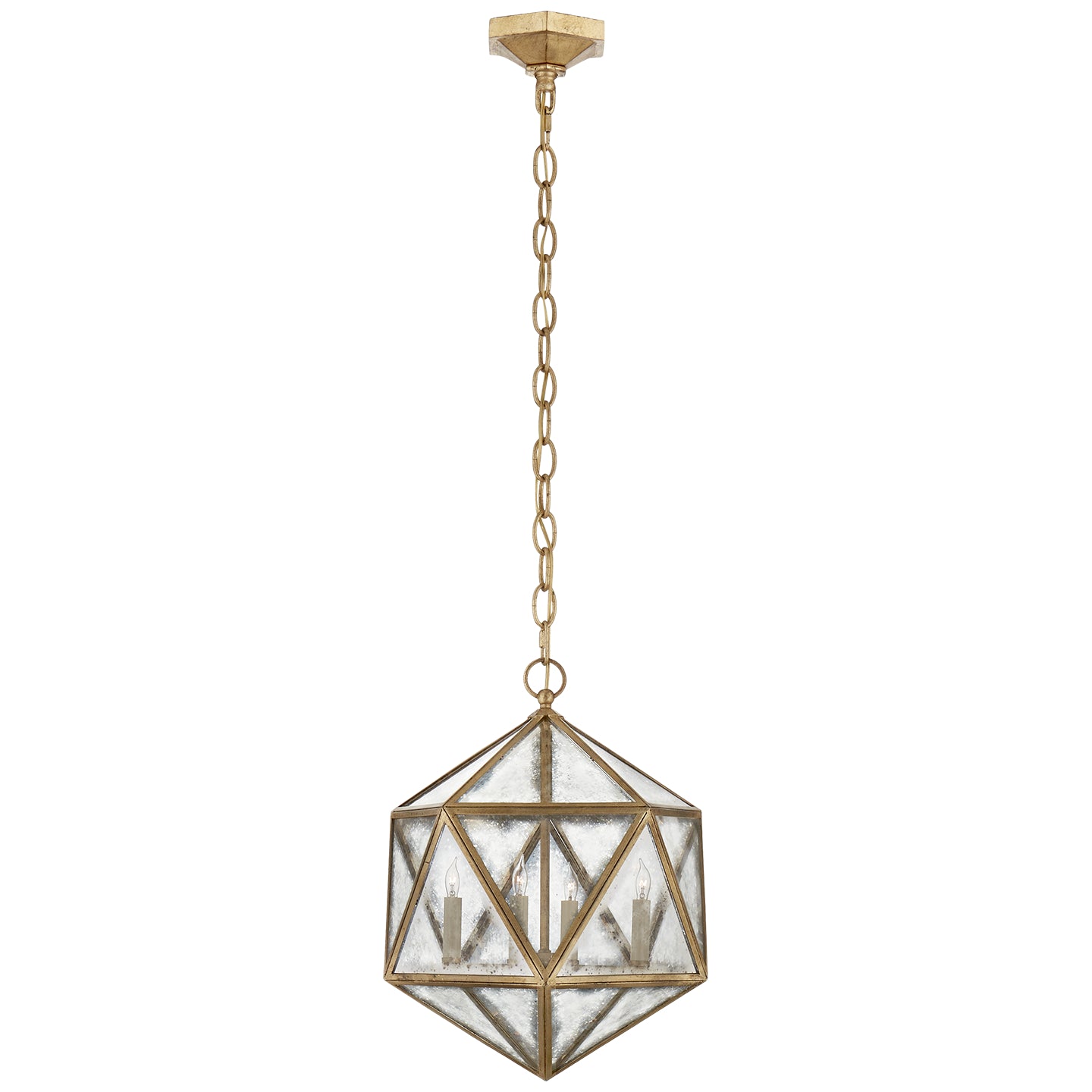 Visual Comfort Signature Canada - CHC 5201GI-AM - Four Light Lantern - Zeno - Gilded Iron