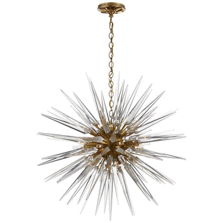 Visual Comfort Signature Canada - CHC 5287AB-CA - 20 Light Chandelier - Quincy - Antique-Burnished Brass