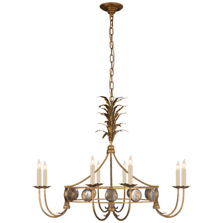 Visual Comfort Signature Canada - CHC 5377GI - Eight Light Chandelier - Gramercy - Gilded Iron