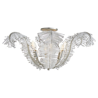 Calais Six Light Semi Flush Mount