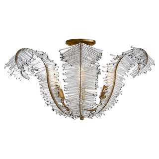Visual Comfort Signature Canada - NW 4051GI-CG - Six Light Semi Flush Mount - Calais - Gilded Iron