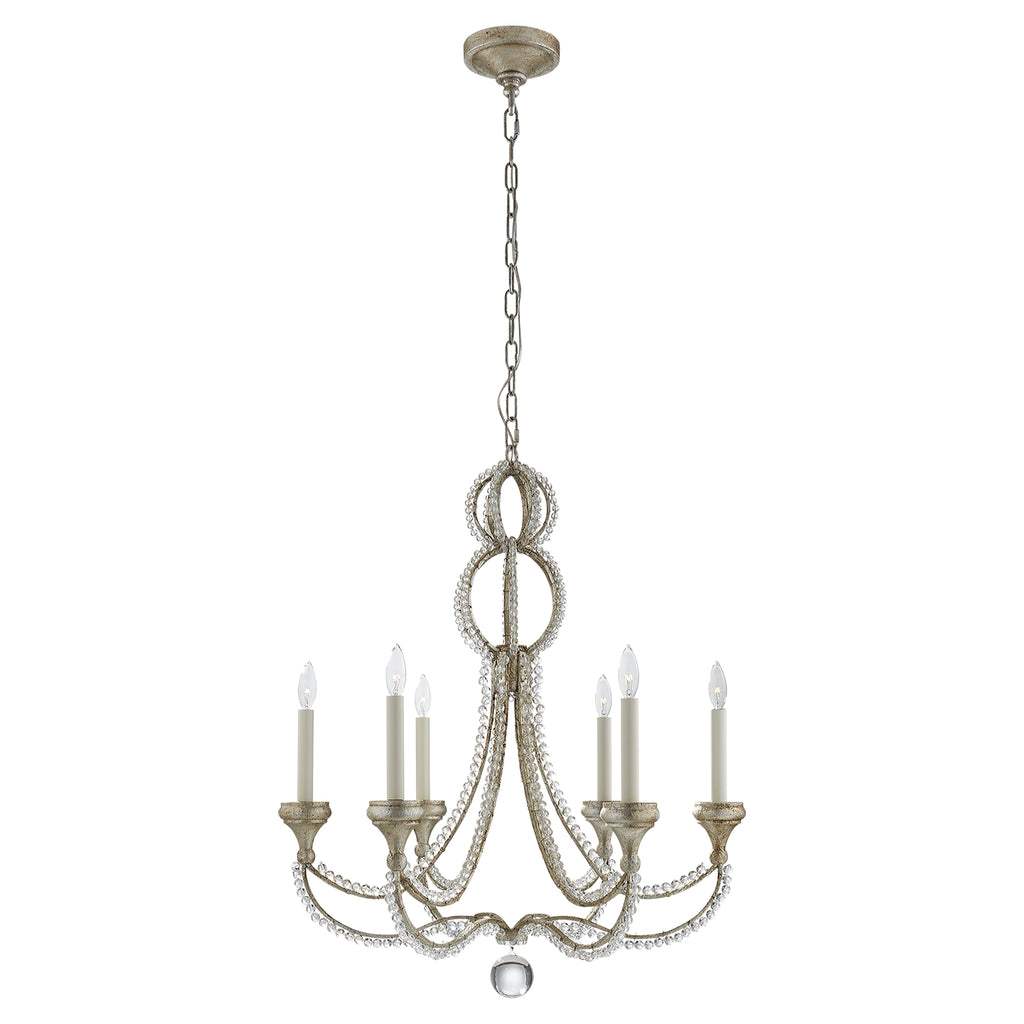 Visual Comfort Signature Canada - NW 5030VS - Six Light Chandelier - Milan - Venetian Silver