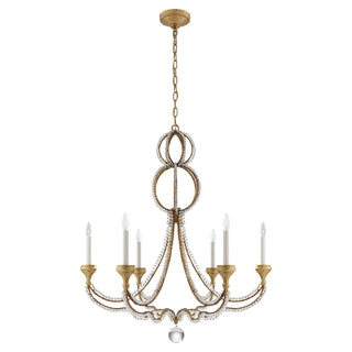 Visual Comfort Signature Canada - NW 5031VG - Six Light Chandelier - Milan - Venetian Gold