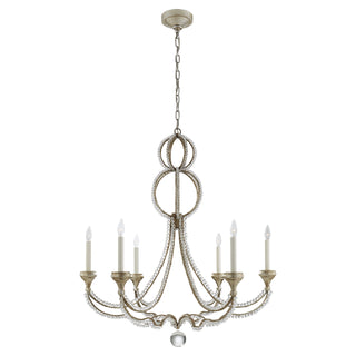 Visual Comfort Signature Canada - NW 5031VS - Six Light Chandelier - Milan - Venetian Silver