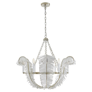 Visual Comfort Signature Canada - NW 5051BSL - Six Light Chandelier - Calais - Burnished Silver Leaf