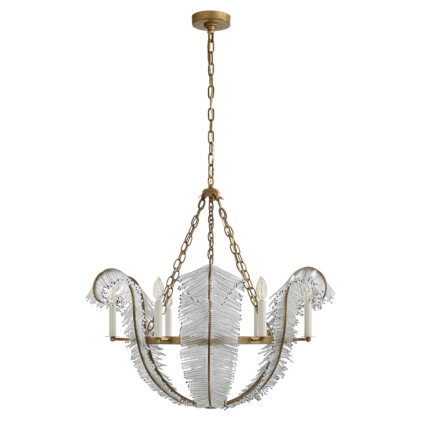 Visual Comfort Signature Canada - NW 5051GI - Six Light Chandelier - Calais - Gilded Iron