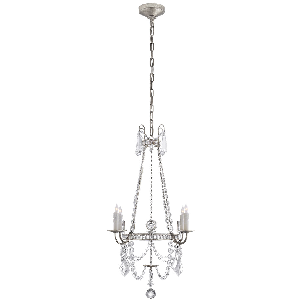 Visual Comfort Signature Canada - SP 5030BSL-CG - Four Light Chandelier - Sharon - Burnished Silver Leaf