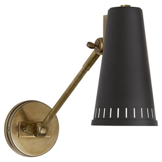 Visual Comfort Signature Canada - TOB 2065HAB-BLK - One Light Wall Sconce - Antonio - Hand-Rubbed Antique Brass