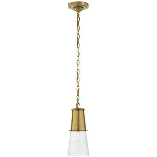 Visual Comfort Signature Canada - TOB 5751HAB-SG - One Light Pendant - Robinson - Hand-Rubbed Antique Brass