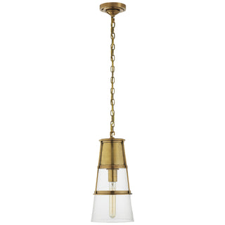 Visual Comfort Signature Canada - TOB 5752HAB-CG - One Light Pendant - Robinson - Hand-Rubbed Antique Brass