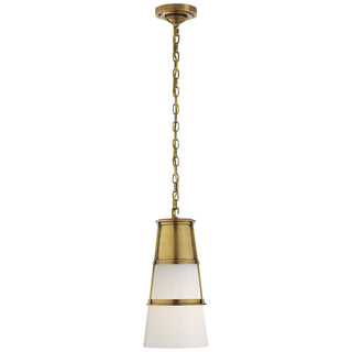 Visual Comfort Signature Canada - TOB 5752HAB-WG - One Light Pendant - Robinson - Hand-Rubbed Antique Brass