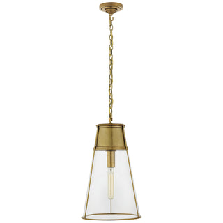 Visual Comfort Signature Canada - TOB 5753HAB-CG - One Light Pendant - Robinson - Hand-Rubbed Antique Brass