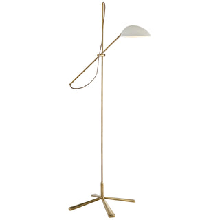Visual Comfort Signature Canada - ARN 1501HAB-WHT - One Light Floor Lamp - Graphic - Hand-Rubbed Antique Brass