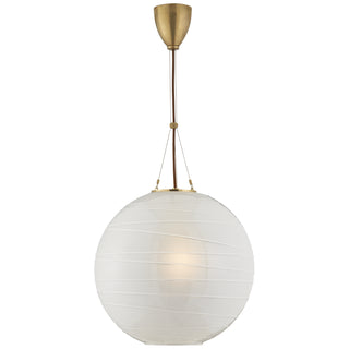 Visual Comfort Signature Canada - AH 5015NB-FG - One Light Pendant - Hailey - Natural Brass