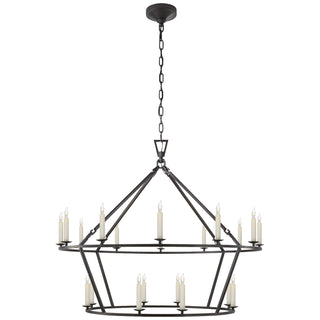 Visual Comfort Signature Canada - CHC 5179AI - 20 Light Chandelier - Darlana Ring - Aged Iron