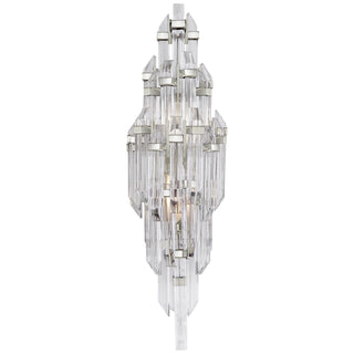 Visual Comfort Signature Canada - SK 2404PN-CA - Two Light Wall Sconce - Adele - Polished Nickel with Clear Acrylic