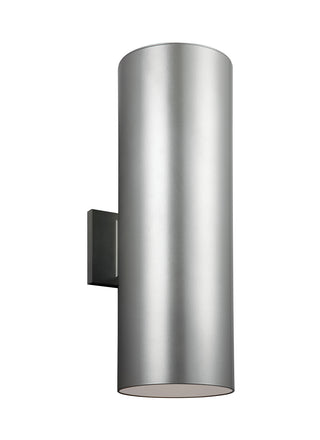 Visual Comfort Studio Canada - 8313902EN3-753 - Two Light Outdoor Wall Lantern - Outdoor Cylinders - Painted Brushed Nickel