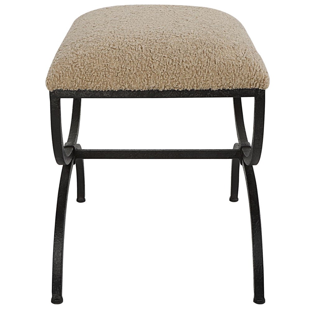 Shearling Ottoman