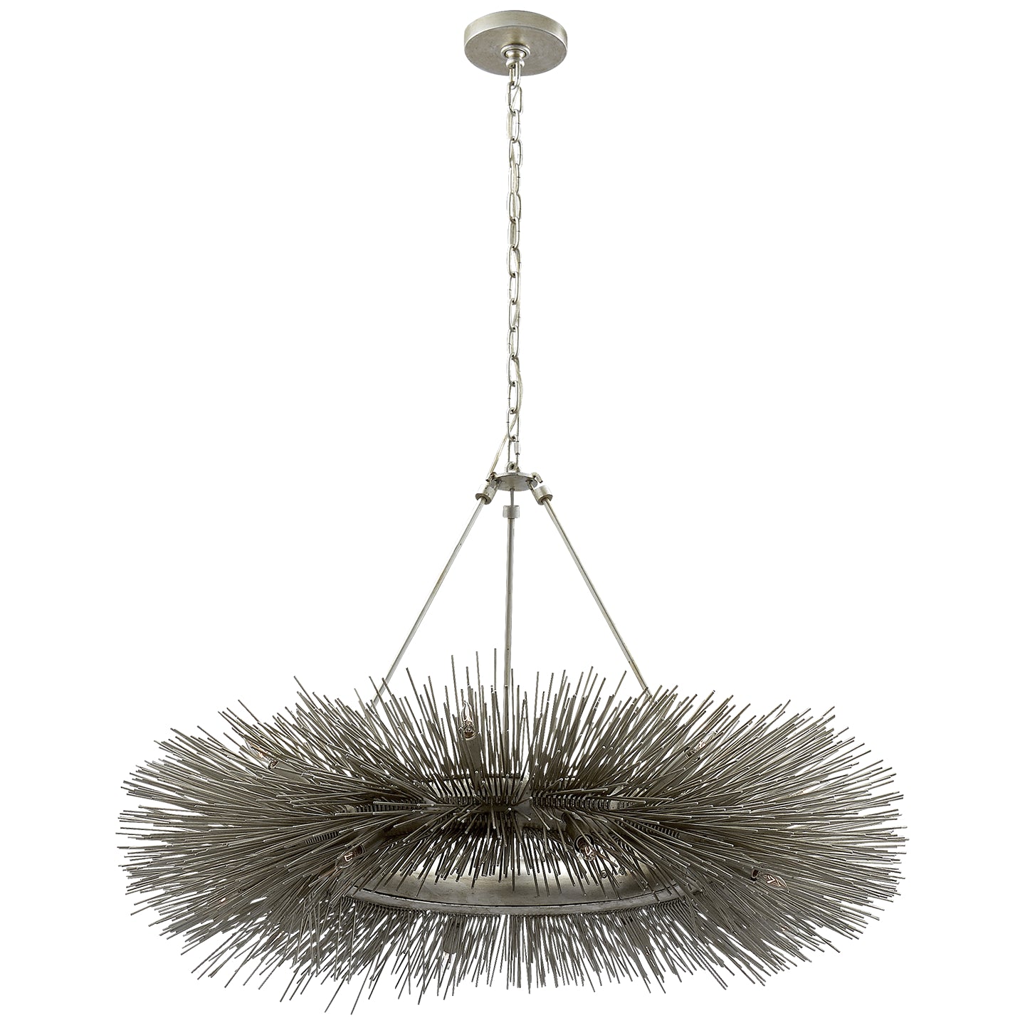 Visual Comfort Signature Canada - KW 5181BSL - 16 Light Chandelier - Strada - Burnished Silver Leaf