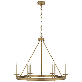 Visual Comfort Signature Canada - CHC 1601AB - Six Light Chandelier - Launceton - Antique-Burnished Brass