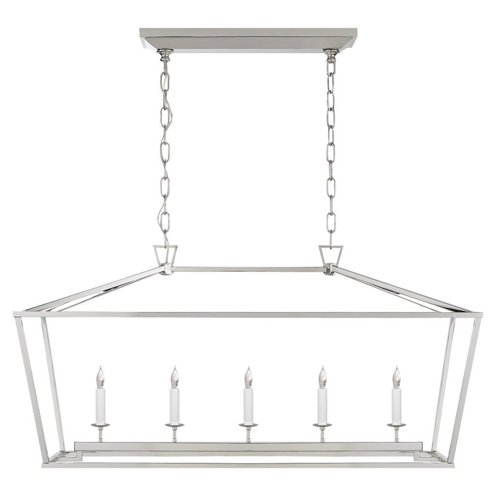Visual Comfort Signature Canada - CHC 2156PN - Five Light Linear Pendant - Darlana - Polished Nickel