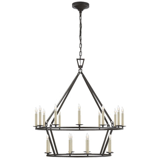 Visual Comfort Signature Canada - CHC 5178AI - 20 Light Chandelier - Darlana Ring - Aged Iron