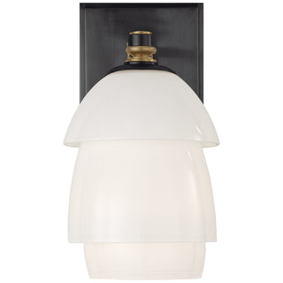 Visual Comfort Signature Canada - TOB 2111BZ/HAB-WG - One Light Wall Sconce - Whitman - Bronze and Hand-Rubbed Antique Brass