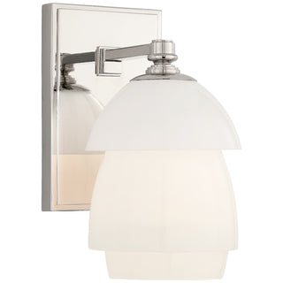 Visual Comfort Signature Canada - TOB 2111PN-WG - One Light Wall Sconce - Whitman - Polished Nickel