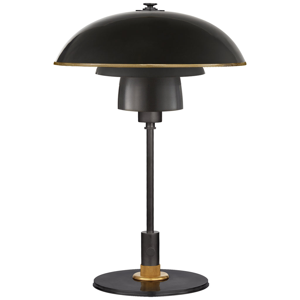 Visual Comfort Signature Canada - TOB 3513BZ/HAB-BZ - One Light Desk Lamp - Whitman - Bronze and Hand-Rubbed Antique Brass