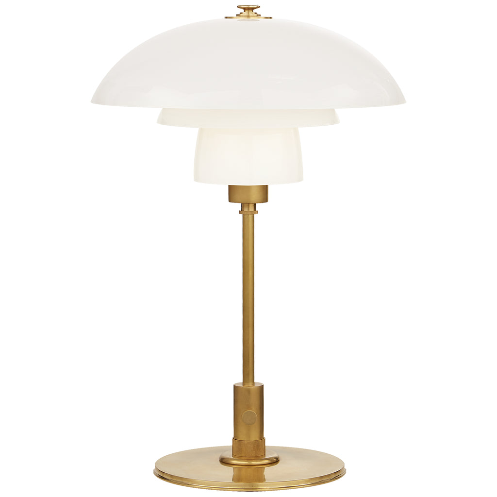 Visual Comfort Signature Canada - TOB 3513HAB-WG - One Light Desk Lamp - Whitman - Hand-Rubbed Antique Brass