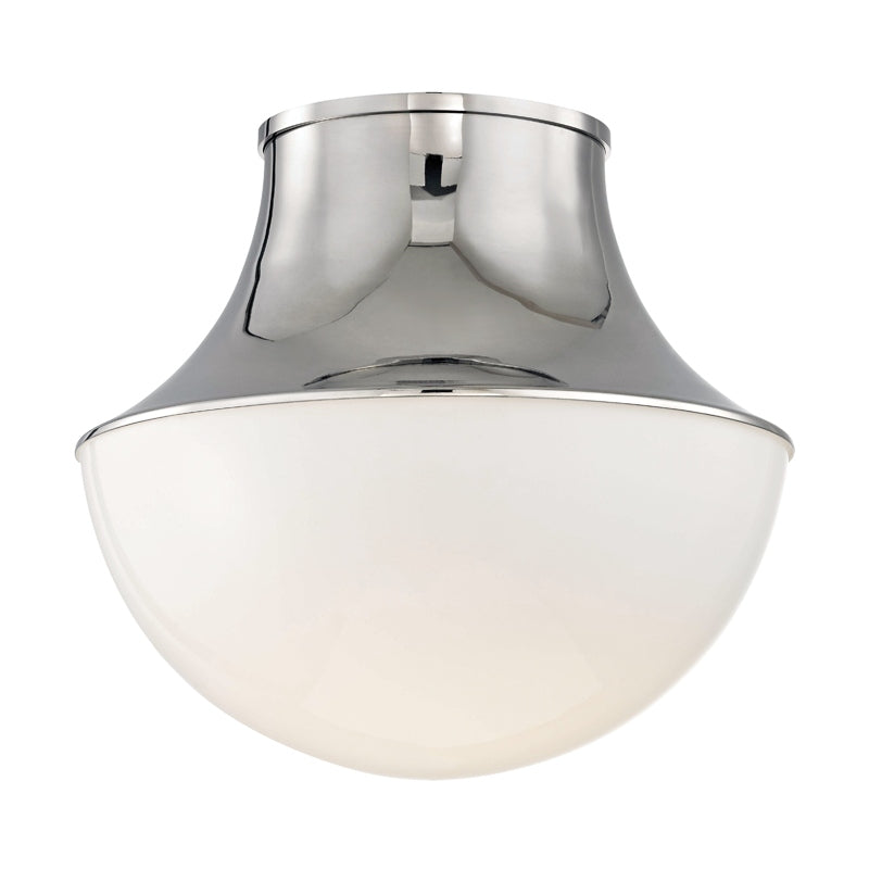 Hudson Valley Canada - 9415-PN - One Light Flush Mount - Lettie - Polished Nickel