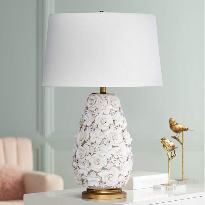Alice Porcelain Flower Table Lamp